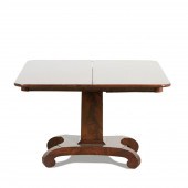 19TH C. CLASSICAL MAHOGANY FLI