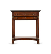 19TH C. CLASSICAL MARBLE TOP M