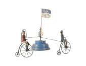 *19TH C. CLOCKWORK RACING BICY