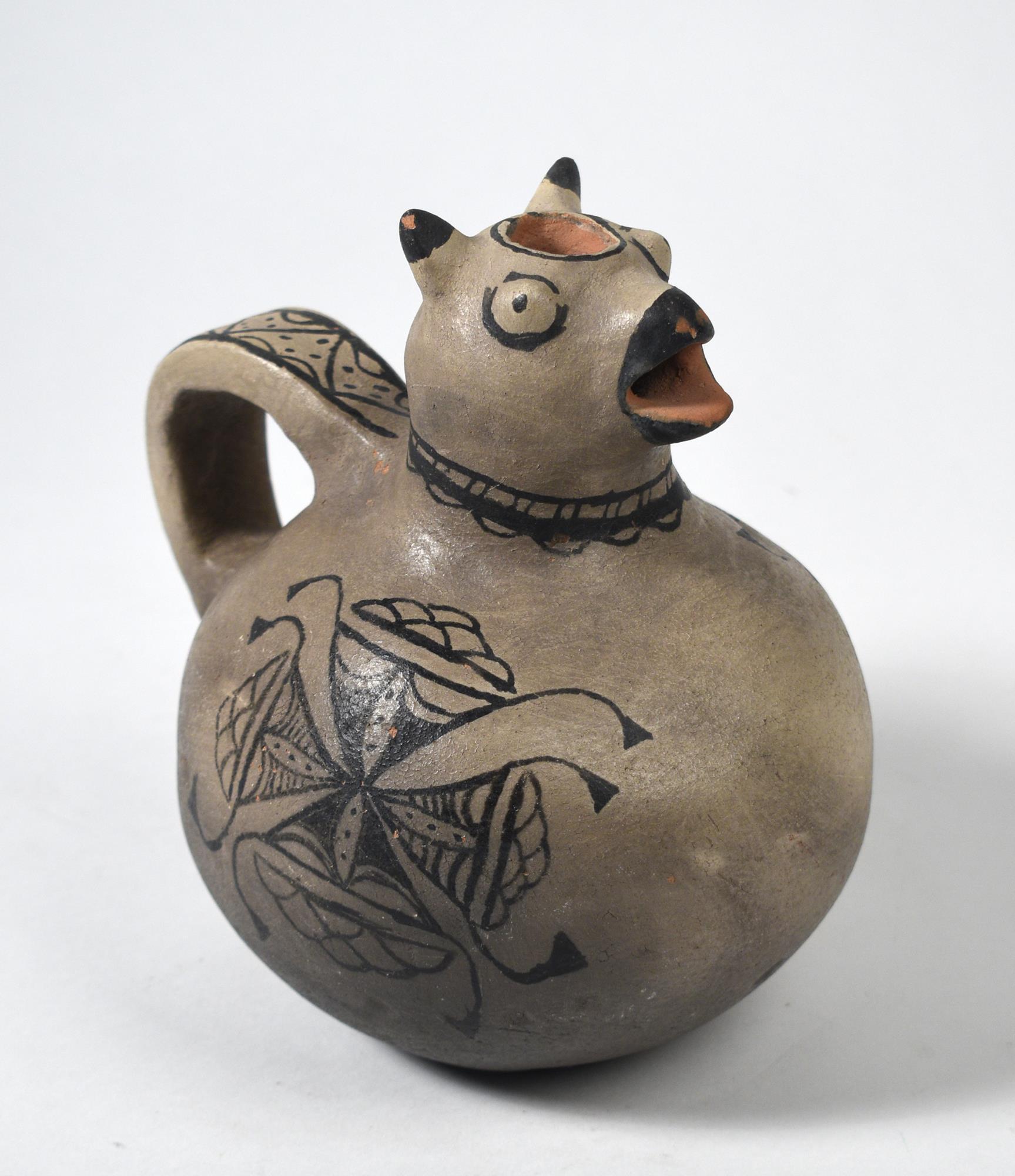 19TH C. COCHITI CANINE EFFIGY