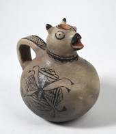 19TH C. COCHITI CANINE EFFIGY