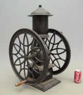 19th c. coffee mill marked ''T