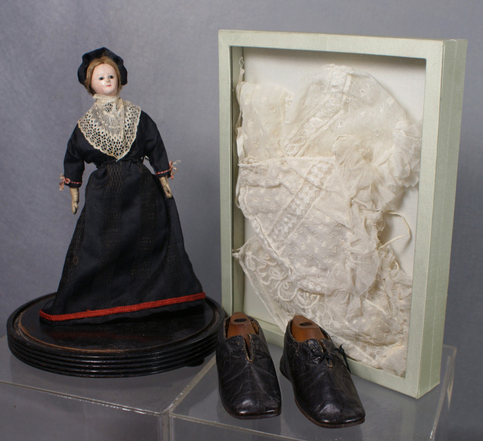 19th c composition doll with