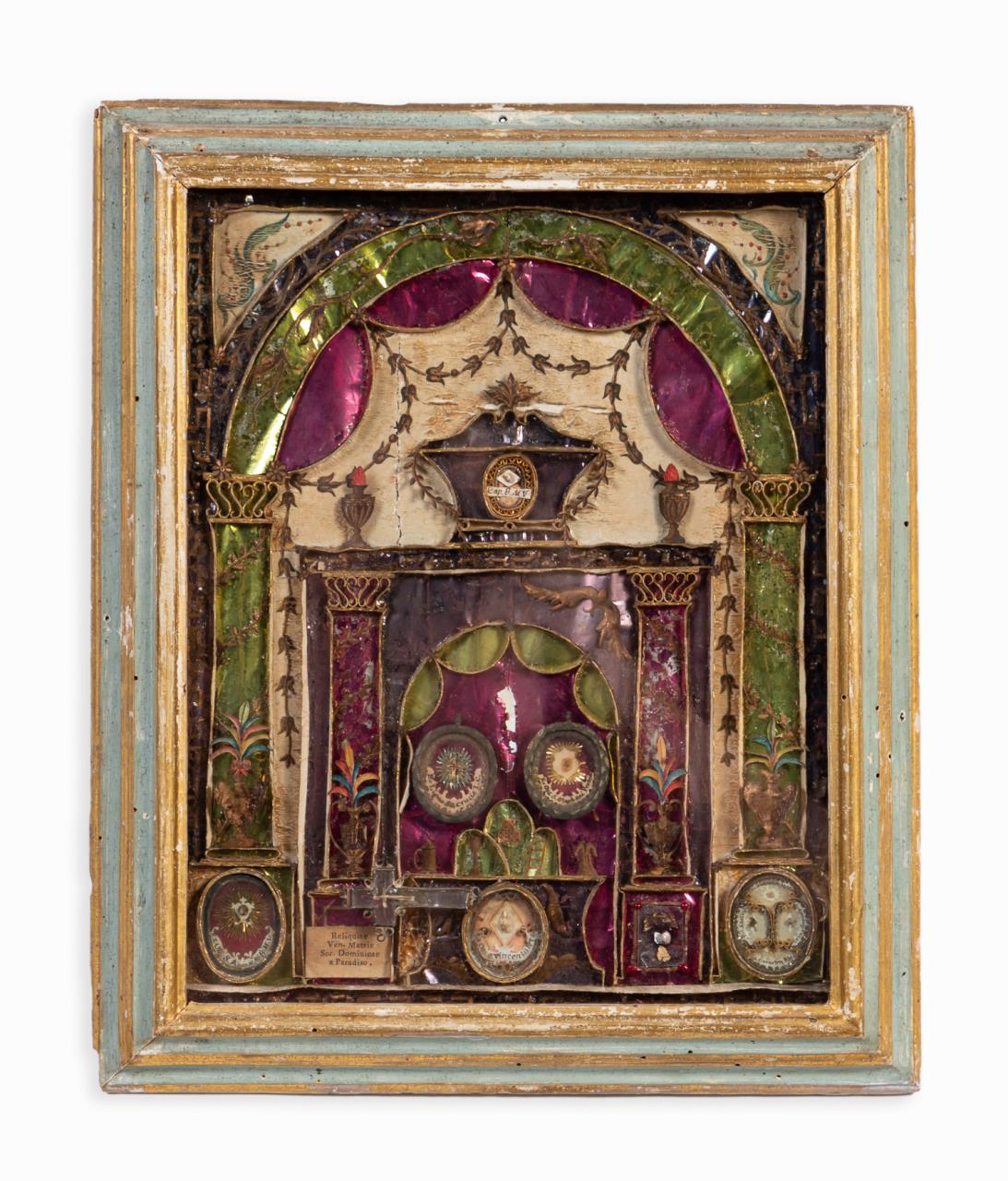 19TH C. CONTINENTAL FRAMED SEVEN