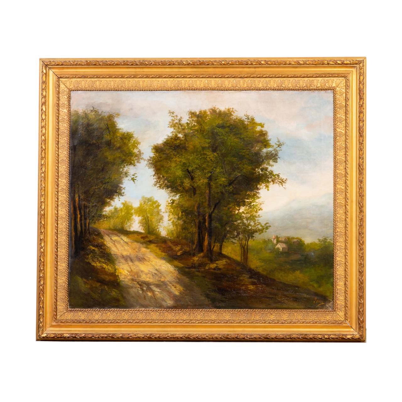 19TH C. CONTINENTAL MOUNTAIN PATH
