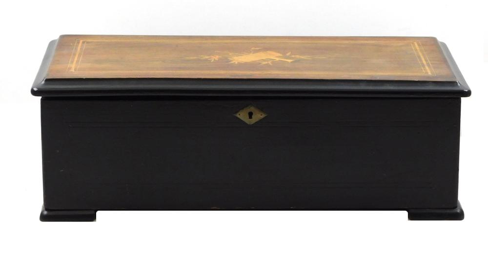 19TH C. CONTINENTAL MUSIC BOX