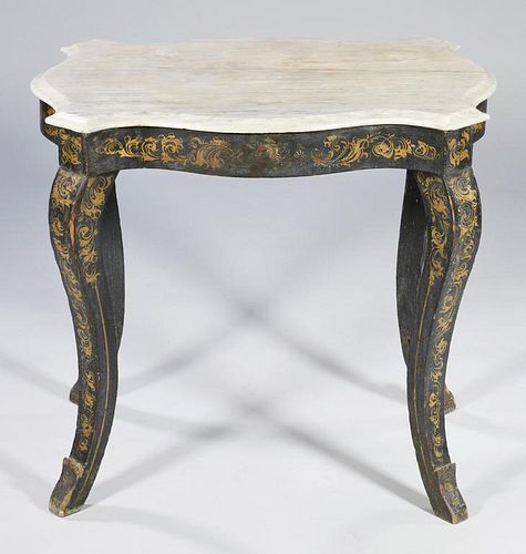 19TH C. CONTINENTAL PAINTED