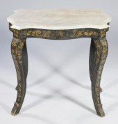 19TH C. CONTINENTAL PAINTED CL