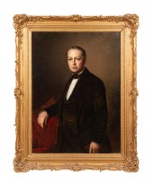 19TH C. CONTINENTAL PORTRAIT O