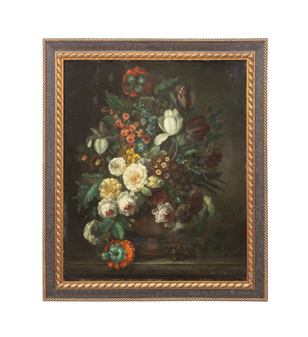 19TH C. CONTINENTAL SCH. FLORAL