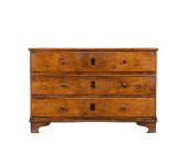 19TH C. CONTINENTAL THREE DRAW