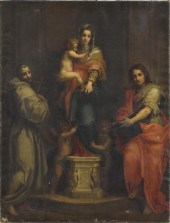 19TH C. COPY OF DEL SARTO’S MA