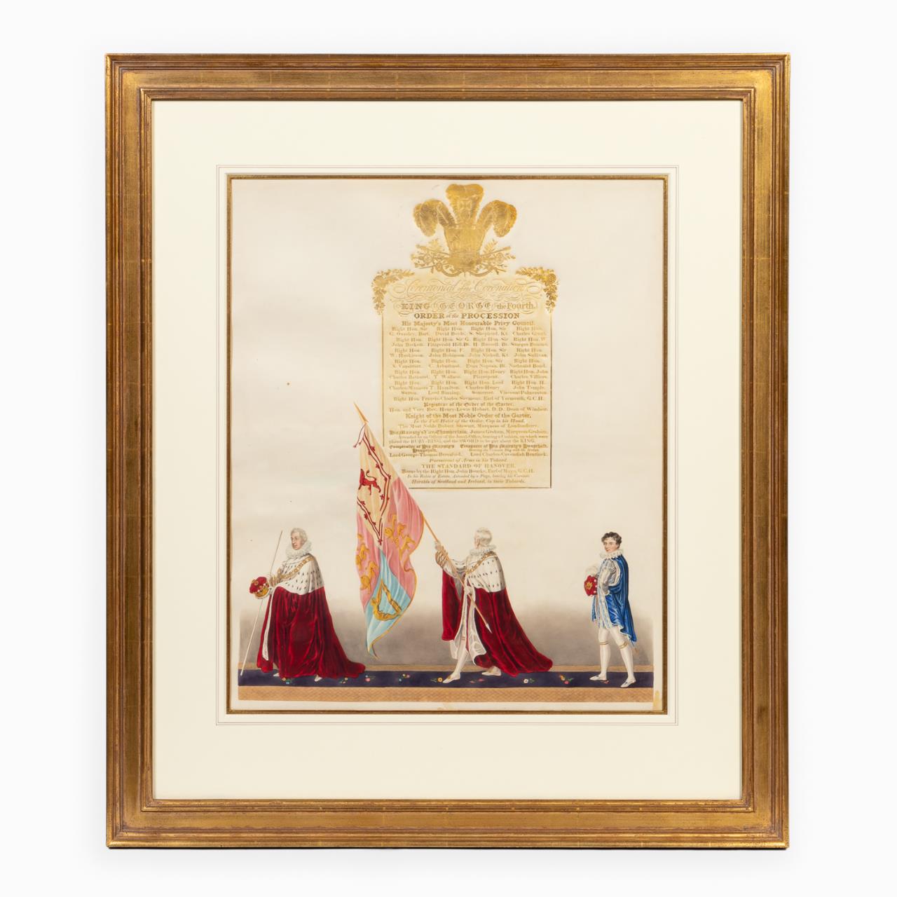 19TH C. CORONATION OF GEORGE IV