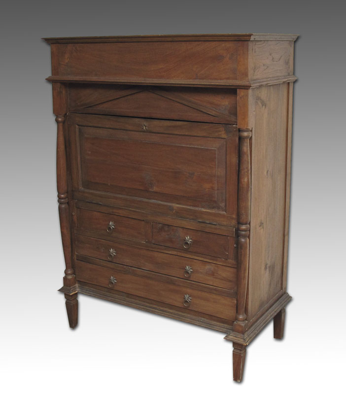19TH C COUNTRY FRENCH ABATTANT