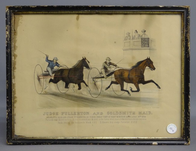 19th c. Currier And Ives print
