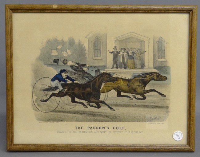 19th c. Currier And Ives print