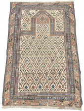19TH C. DAGHESTAN PRAYER RUG S