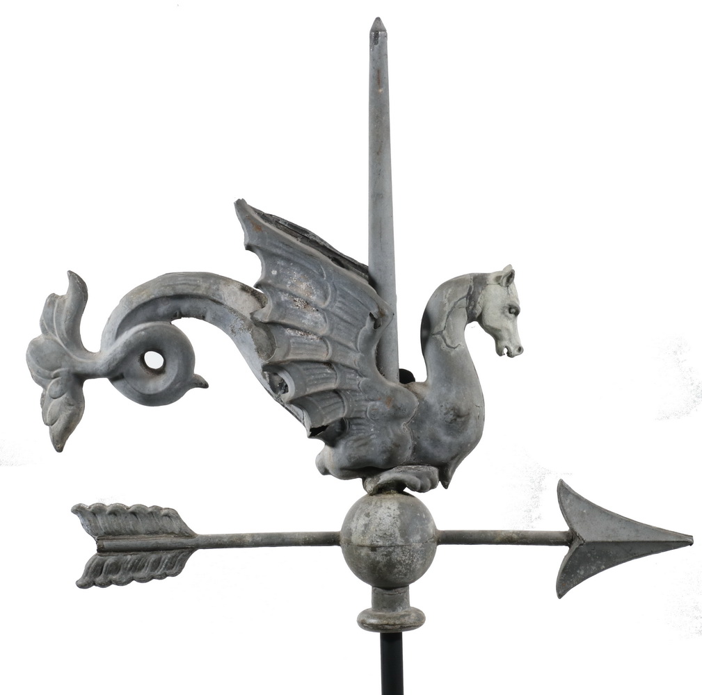 19TH C. DRAGON ROOF ORNAMENT