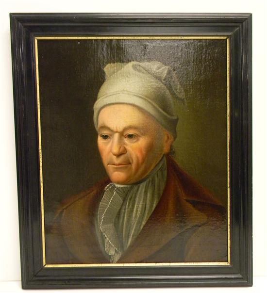 19th C. Dutch portrait  unsigned