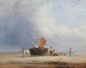 19th C. Dutch School oil on ca