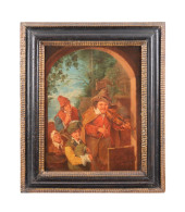 19TH C. DUTCH SCHOOL OIL, MUSI