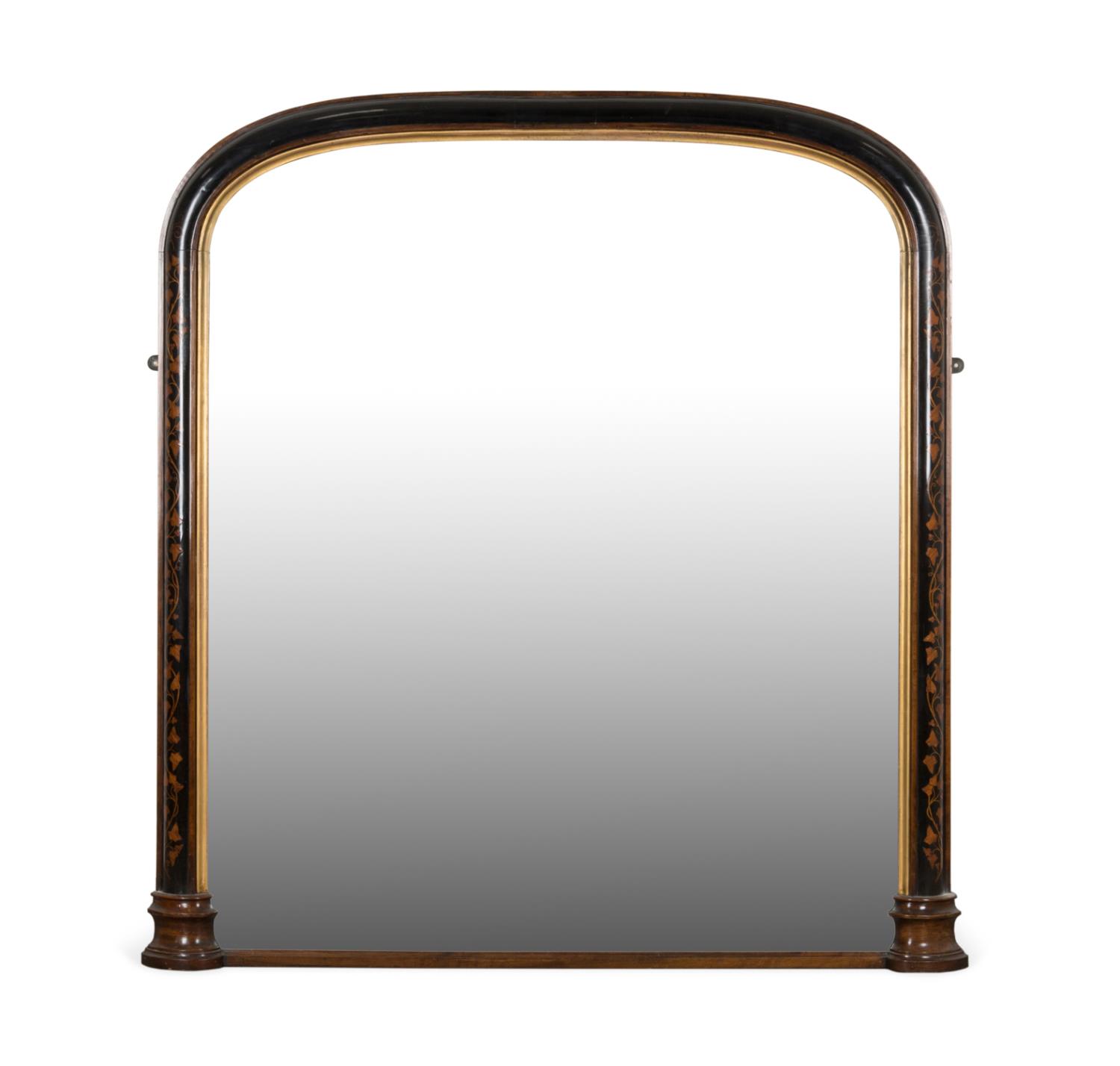 19TH C. EBONIZED & INLAID