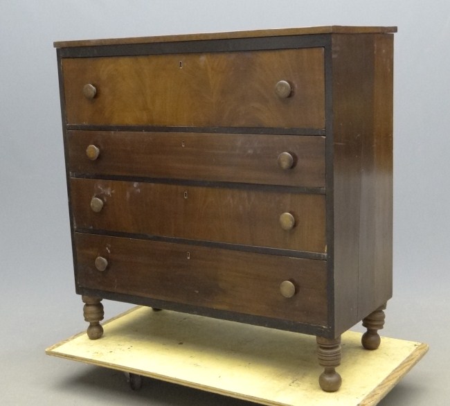 19th c. Empire chest drawers.