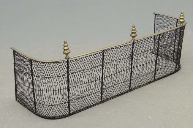 19th c. Empire firescreen. 42'' W