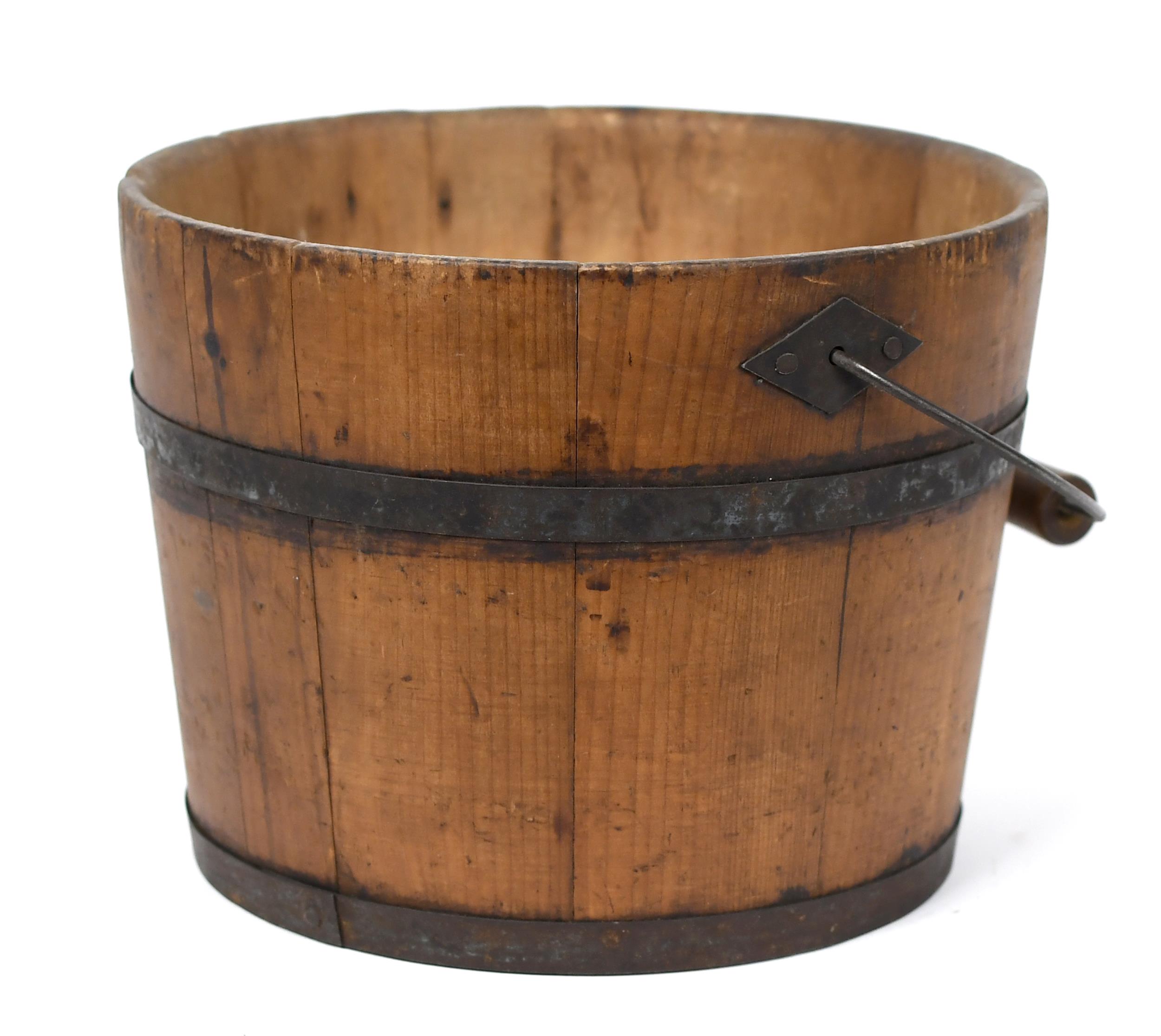 19TH C. ENFIELD NH SHAKER BUCKET.