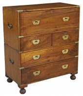 19TH C. ENGLISH CAMPHOR WOOD C