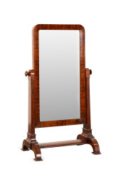 19TH C. ENGLISH FLAME MAHOGANY