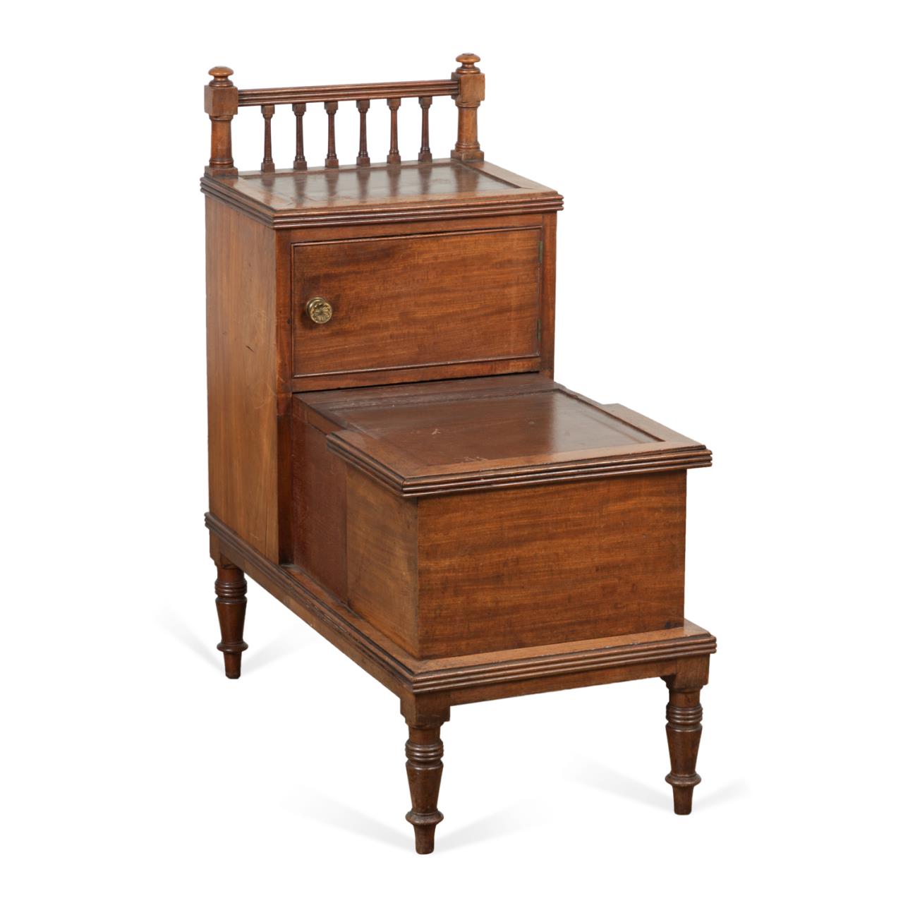 19TH C. ENGLISH GEORGIAN BEDSIDE