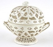 19TH C. ENGLISH LEEDSWARE/CREA