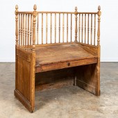 19TH C. ENGLISH LIFT TOP PINE