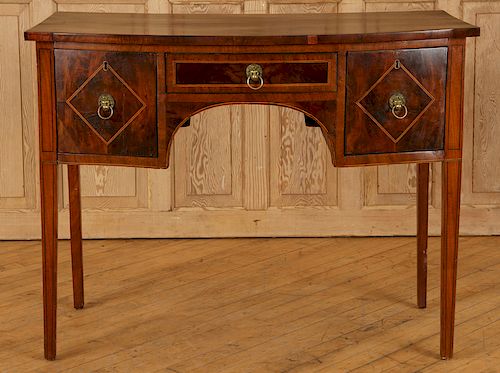 19TH C. ENGLISH MAHOGANY DIMINUTIVE