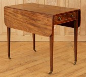 19TH C. ENGLISH MAHOGANY DROP