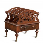19TH C. ENGLISH MAHOGANY SINGL