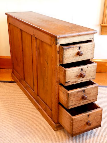 19TH C. ENGLISH PINE CLERK'S