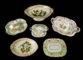 19TH C. ENGLISH PORCELAIN, SIX