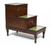 19TH C. ENGLISH REGENCY BEDSID