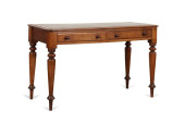 19TH C. ENGLISH REGENCY LEATHE
