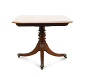 19TH C. ENGLISH REGENCY MAHOGA