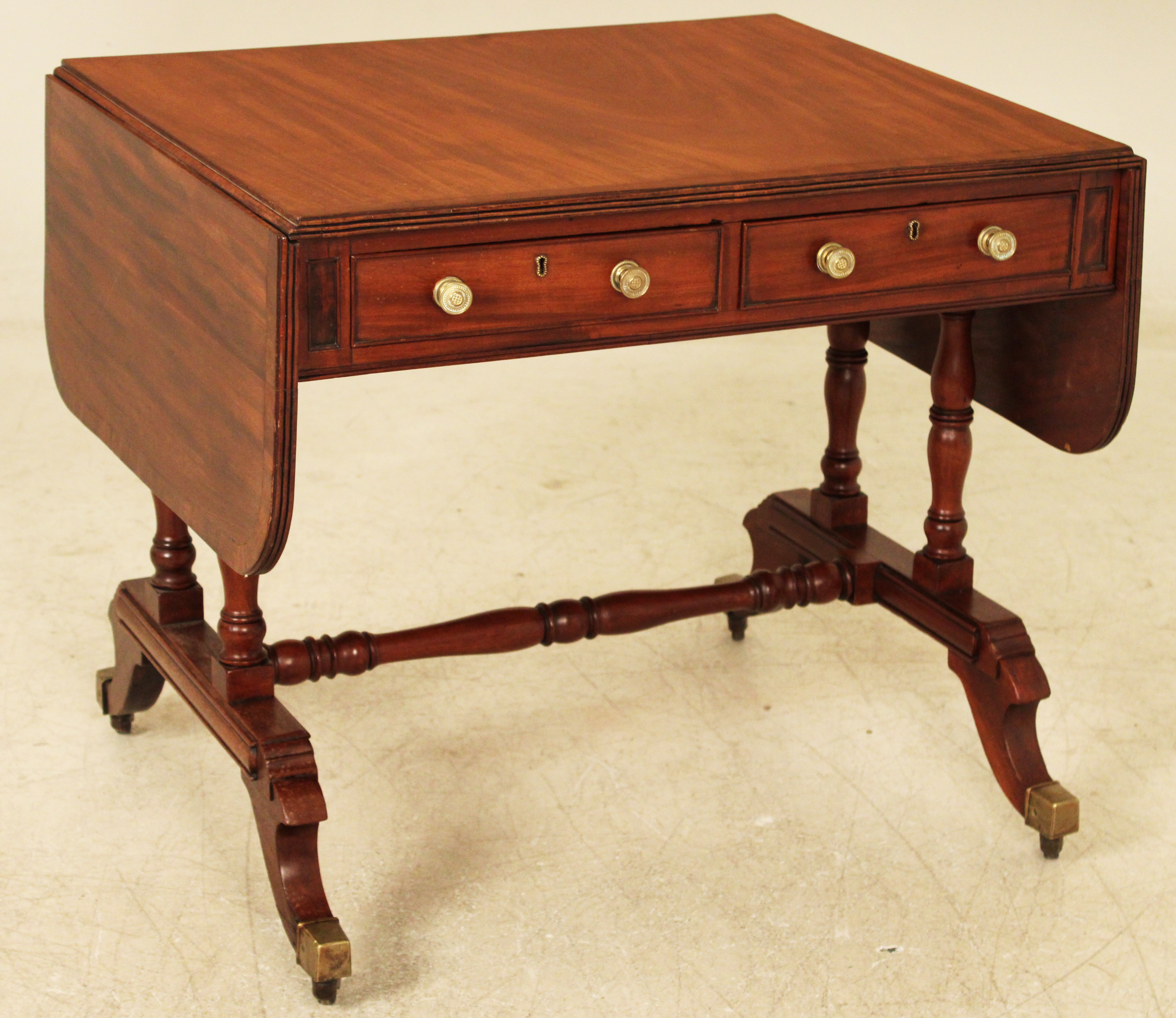 19TH C. ENGLISH REGENCY MAHOGANY