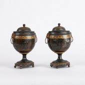 19TH C. ENGLISH REGENCY TOLE C