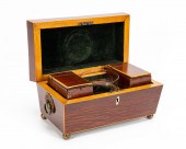 19TH C. ENGLISH ROSEWOOD SARCO
