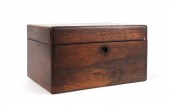 19TH C. ENGLISH ROSEWOOD TRAVE