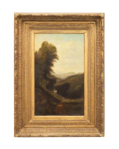 19TH C. ENGLISH SCH. COTTAGE P