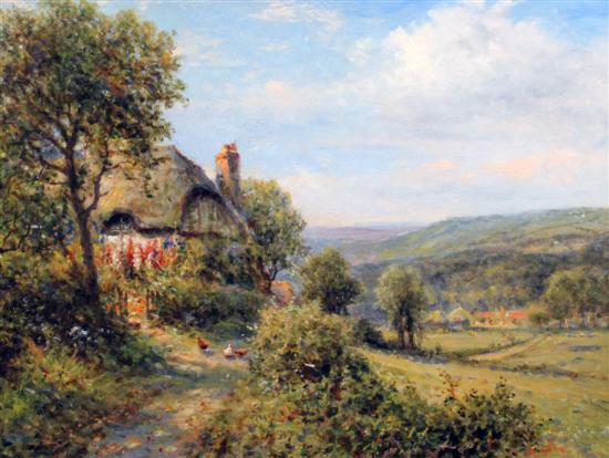 19th C. English School oil on