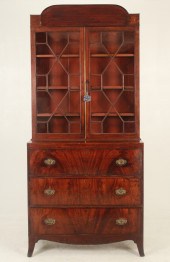 19TH C. ENGLISH SHERATON MAHOG