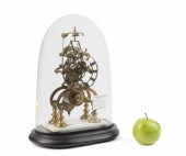 19TH C. ENGLISH SKELETON CLOCK